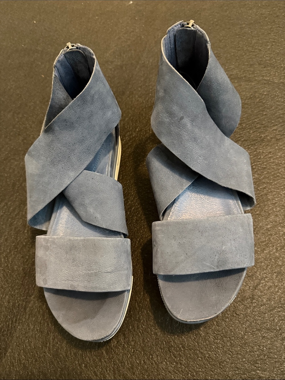 Eileen Fisher suede sandals